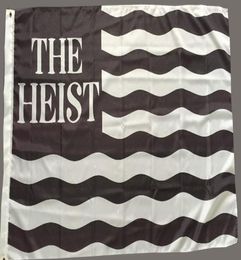 Custom The Heist Stripe Flags Retail Cheap 100 Polyester Banners Advertising Hanging Flying Indoor Outdoor 2100200