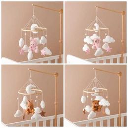 Mobiles# Baby Bed Bell Lamb Haier Mobile Pendant Toy 0-12 Months Newborn Baby Bed Mobile Mouse Cage Toy Cartoon Bear Rabbit Pendant Toy Baby Gift Q240525