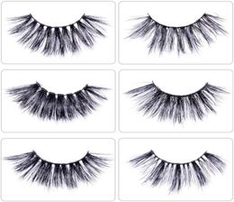 12 Styles 3D Mink Eyelashes Custom Private Label Natural Long 25mm Fluffy Mink Lashes Handmade90014501809232