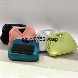 designer bag BVs New bottegaa vendetta bag Colour candy Designer Bags fashion cloud bag inverted triangle clip leather fold hand womens single diagonal 5C6Y