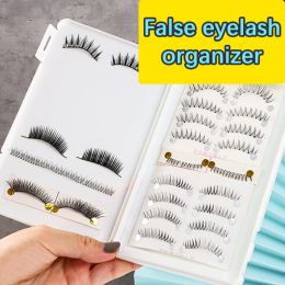 Plastic Makeup False Eyelashes Box Travel Empty Lashes Holder Case Container Storage Organizer Makeup Cosmetic Portable