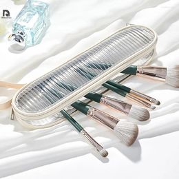 Storage Bags 1pc Transparent Eyebrow Pencil Box Portable Makeup Brush Organiser PVC Beauty Tool