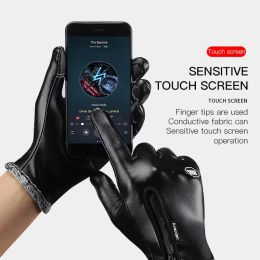 Xiaomi Youpin Winter Cycling Gloves Men Warm Windproof Touch Screen Gloves For Sports Thermal Climbing Skiing Motorbike Gloves