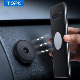 TOPK Magnetic Car Phone Holder for Dashboard Cell Phone Car Kits, Magnet Cell Phone Mount for iPhone Samsung LG GPS Mini Tablet