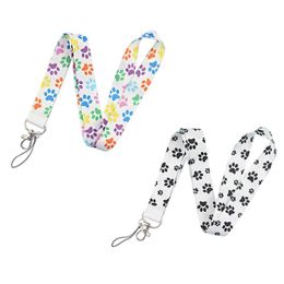 1pc Cute Neck Strap Lanyards Keychain Badge Holder ID Card Pass Hang Rope Lariat Lanyard for Key Rings Accessories DIY Hang Rope