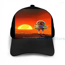 Ball Caps Fashion Backpacksen Forsen Basketball Cap Men Women Graphic Print Black Unisex Adult Hat