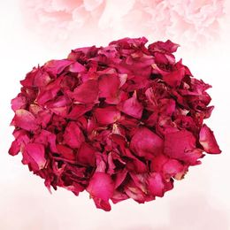 Decorative Flowers 2 Packs Flower Petals Rose Leaves Dry For Decoration Wedding Dried Dining Table