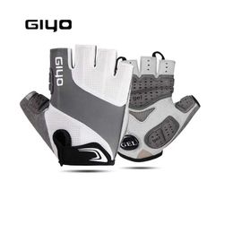 Sports Gloves GIYO Cycling Gloves Half Finger GEL Pad Shockproof Breathable MTB Road Bicycle Glove Men Women Outdoor Sports Bike Equipment Q240525