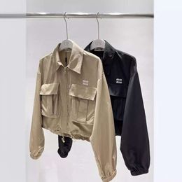 Men's Jackets Mm24 Spring/summer Fashion Print Letter Trendy Personalised Versatile Loose Nylon Jacket Coat