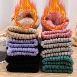 Women Men Warm Winter TouchScreen Gloves Warm Stretch Knit Mittens Wool Full Finger Guantes Female Cycling Crochet Glove