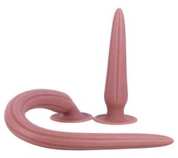 Nxy Anal Toys Super Long Sex Toys Silicone Huge Butt Plug g Spot Dilator Prostate Massage Dildo Adult for Couples 12177959076