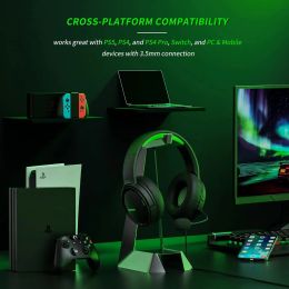 BINNUNE BG02 Gaming Headset with Mic for Xbox Series X|S Xbox One PS4 PS5 PC Switch, Wired Gamer Headphones