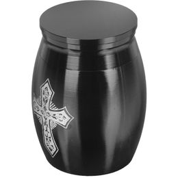 Cross Cremation Urn Ashes Metal Urn Human Ashes Decorative Urns Keepsake Urn Memorial Urn Burial Urns Funerary Ashes Container 240516