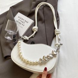 Shoulder Bags Women's Bag Summer Shiny Leather Baguete For Women Bright Designer Luxury 2024 Fashion Purse