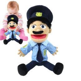 Game Jeffy Hand Puppet Doll Toy Talk Show Roleplay Movable Mouth Props Chef Police Prince Dad Mom Penelope Cody Junior Joseph