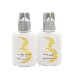1 Bottle IB Primer Glue for Eyelash Extensions 15ml Korea Eyelash Pre-treatment Cleaner Rose Banana Scent Alcohol Free Tools