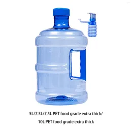 Water Bottles Bucket Manual Drinking Pump Jug For Hiking Travel Outdoor