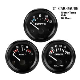 12V Universal Car Gauges Voltmeter Water Temperature Meters Speedometer Oil Pressure Panel Vehicle Auto Accessories Replacement