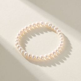 Baroque Freshwater Instagram Pearl Jewellery for Female Crowd Design New Internet Red Bracelet