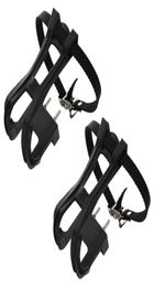 Bike Pedals 1 Set Spinning Pedal Antislip Bicycle Belt Fixed Gear Cycling Toe Clip Strap Accessories6666458