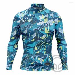 Women's Swimwear Mens Swimming Tight Diving Suit Rash Guard Long Sleeve Surfing Summer Surf Clothes T-shirt Swim Floatsuit Beach Tops Uv