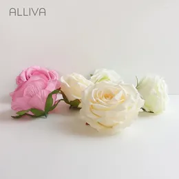 Decorative Flowers ALLIVA High-quality Non-woven Artificial Suitable For Wedding And Party Decoration Melaleuca Rose 3 Colors