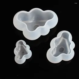 Baking Moulds 3D Cloud Silicone Mould DIY Epoxy Jewelry Decoration Soap Candle Plaster 3 Piece Set