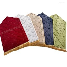 Carpets Luxurious Flannel Embossed Rug With Unique Design And Thick Padding Ideal For Prayer Worship