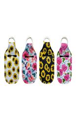 Hand Sanitizer Holder Mini Bottle 30ml Keychain Customized Cute Printing Hand Soap Bottle Holder Travel Size Bottle Holder1463282