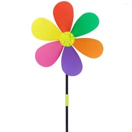 Garden Decorations Windmill Colourful Wind Spinner Pinwheels Yard Patio Lawn Decoration Outdoor Children Kids Toy Decor