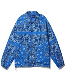 Mens Wear Hip Hop Bandana Paisley Pattern Bomber Jackets Windbreaker Harajuku Streetwear Autumn Casual Coats Tops Clothing 2011035258008