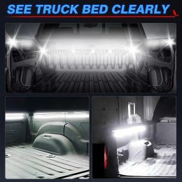 NLpearl LED Car Lights Strip Truck Cargo Running Light Lamp Flexible Rear Tail Running Reverse For GMC Sierra Car Accessories