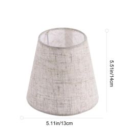 Lamp Shade Lampshade Chandelier Cover Light Wall Shades Fixture Small Cloth Clip Protector Table On Ceiling Shad Candle Basket