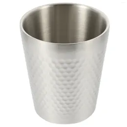 Mugs Restaurant Cold Drinking Cup Home Stainless Steel Water Reusable Juice