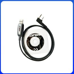 USB Programming Cable for Quansheng UV-K5 UV-K6 Baofeng UV-13 UV-S9 Plus UV-17 UV-82 UV-16 UV-21 With CD UV-5R Radio Accessories