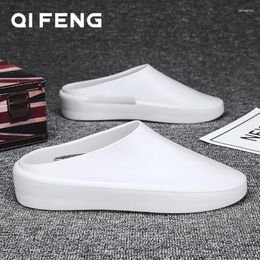 Casual Shoes Summer Soft Beach Outdoor Sandals Men Women Slipper Male Mules White Slippers Chunky Sandels Cork Black Designer Slides