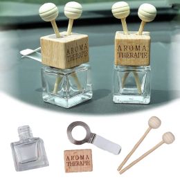 Car Air Vent Perfume Bottle Air Freshener Glass Jar Clip Outlet Empty Perfume Flask Perfume Diffuser Bottle Aromatherapy Decor