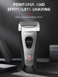 Electric Shavers Kemei KM-9038 Foil Professional Electric Shaver Portable Razor Rechargeable Beard Trimmer USB Hair Shaving Machine for Men Q0525