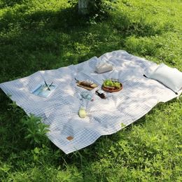 Portable Picnic Beach Mat Pocket Blanket Waterproof Ground Mattress Outdoor Camping Tent 240522