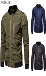 Army Green Men Bomber Jacket Autumn Mens jackets and Coats Fashion Casual Streetwear Jacket for Men ropa de hombre 2XL3010590