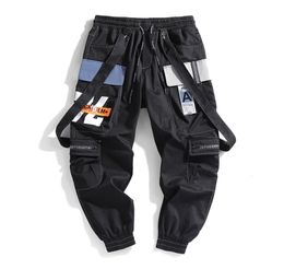 2021 pantaloni sportivi per il tempo libero da jogger uomini hip hop streetwear foot medili di cargo di moda per la stampa pantaloni 9717992