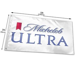 Michelob Ultra Flag 150x90cm 3x5ft Digital Printing 100D Polyester Outdoor Indoor Use Club printing Banner and Flags Whole1139964
