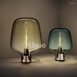 Floor Lamps Designer LED Beside Lamp Modern Glass Table For Bedroom Living Room Shop El Decor Creative Simple Fashion Desk