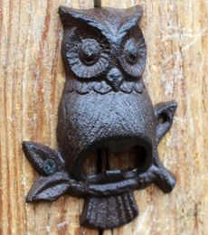 4 Pieces Cast Iron Owl Bottle Opener Wall Mount Beer Opener Cabin Lodge Decor Home Bar Pub Club Soda Vintage Antique Style Animal 8848539