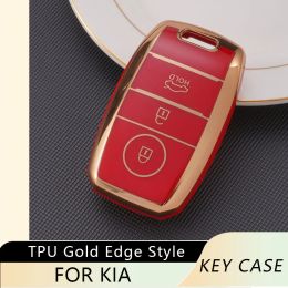 TPU Car Remote Key Case Cover for KIA Rio Rio5 Sportage Ceed Cerato Sorento Optima Picanto K3 KX3 K4 K5 Shell Fob Accessories