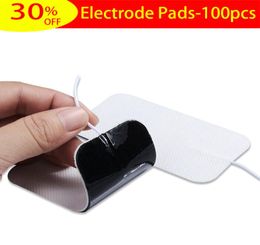Whole TENS Electrodes Pads With Conductive Gel 2mm Plug Stimulator Patch For Conductive Unit Body Massager9585551