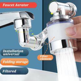 1080° Rotating Faucet Aerator Kitchen Water Tap Nozzle Philtre ABS Washbasin Splash Tap Bubbler Bathroom Faucet Sprayer Head