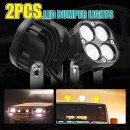 2pcs LED Pod Lights Offroad Driving Fog Lights 40W Super Bright Waterproof Work Light Bar for Car Truck ATV UTV Boat Motorcycle