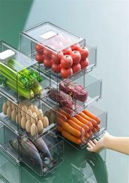 Drawer Refrigerator Storage Box Stackable Fridge Organiser for Kitchen Pantry Cabinet Fruit Vegatable zer Bins 2111029526439