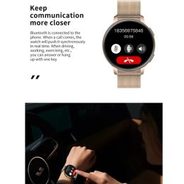 New women's smart watch Bluetooth call blood pressure blood oxygen heart rate monitor menstrual cycle waterproof smart watch